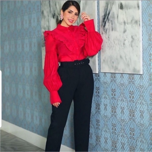 Bloggers fav Zara black high waisted pants - Picture 3 of 12